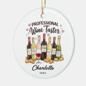 Professionele wijnproever decoratie (Links)