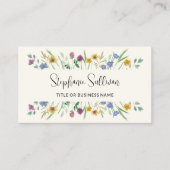 Professionele Wildflower Visitekaartje (Voorkant)