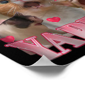 Professionele Yapper Kat Grappig Vreemd Specifiek  Poster (Hoek)