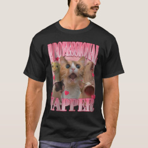 Professionele Yapper Kat Grappig Vreemd Specifiek T-shirt