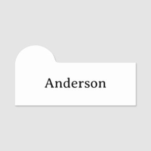 Professionele Zakelijke 3" X 1.5" Vorm Badge