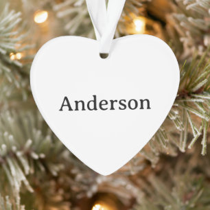 Professionele Zakelijke Acryl Hart Ornament