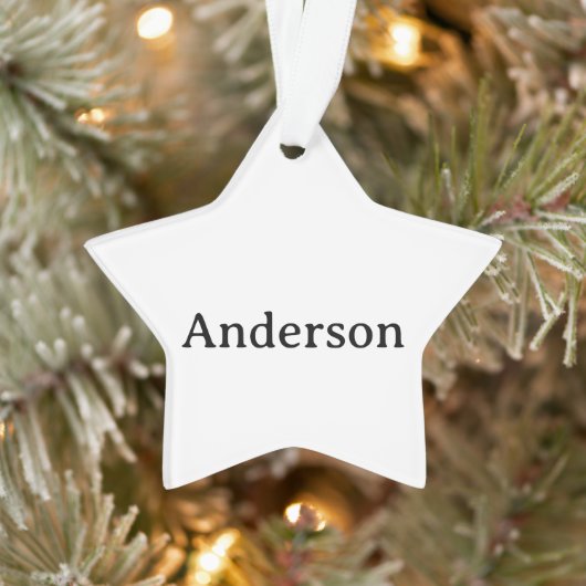 Professionele Zakelijke Acryl Ster  Ornament (Boom)