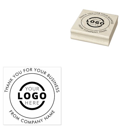 Professionele zakelijke Logo - Hartelijk dank Rubberstempel (Gestempeld)