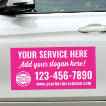 Professionele Zakelijke Logo Modern Roze Wit