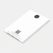 Professionele zakelijke Logo QR Code Promotie Post-it® Notes (Schuin)