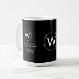 Professionele zakelijke Monogram Koffie Mok