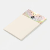 Professionele zakelijke neutrale gekleurde Logo 4x Post-it® Notes (Schuin)