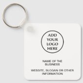 Professionele zakelijke onderneming Uw Logo Sleutelhanger (Voorkant)