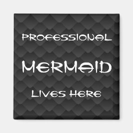 Professionele zeemeermin leeft hier magneet