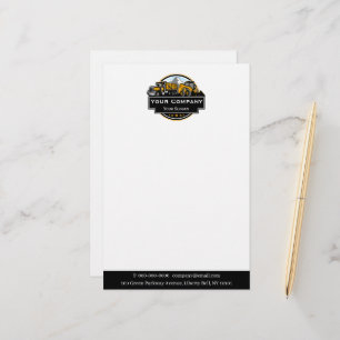 Professionele Zware Bouwmaterialen Constructiebedr Briefpapier