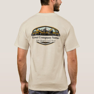 Professionele Zware Bouwmaterialen Constructiebedr T-shirt
