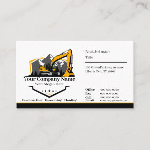 Professionele Zware Bouwmaterialen Constructiebedr Visitekaartje