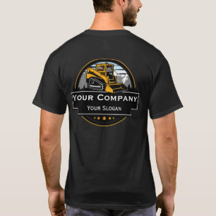 Professionele Zware Bouwuitrusting Constructiebedr T-shirt