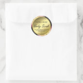 Professionele Zwart Roze Gouden Body Scrub Labels (Tas)