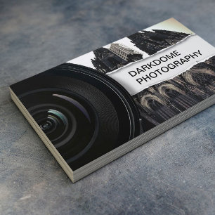 Professionele zwarte en witte fotografie visitekaartje