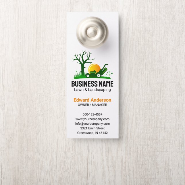 Professionele zwarte groene gazon zorg landschapsa (Op knop)