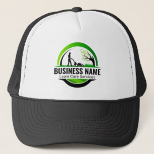Professionele Zwarte Groene Graszorg Service Trucker Pet