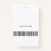 Professionele zwarte witte notaris ondertekenaar badge (Achterkant)