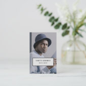 Professionelle Foto Visitenkarte Visitekaartje (Staand voorkant)