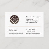 Professionelle, graphische  visitekaartje (Voorkant)