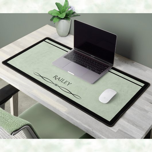 Professionnel Administratif Simple Vert Sauge