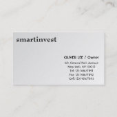 Professionnel - cartes de visite (Dos)