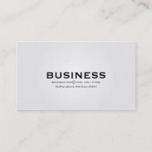 Professionnel - cartes de visite (Dos)