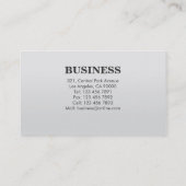 Professionnel - Cartes de visite (Dos)