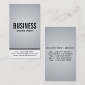 Professionnel - cartes de visite (Devant / Derrière)