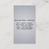 Professionnel - cartes de visite (Dos)