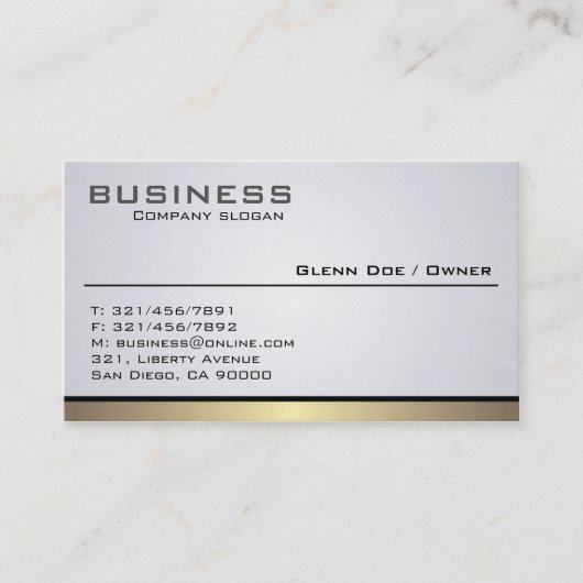 Professionnel - Cartes de visite (Devant)