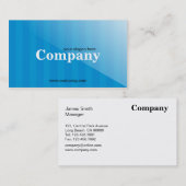 Professionnel - cartes de visite (Devant / Derrière)