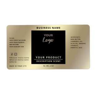 Professionnel chic simple logo étiquette produit o