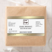Professionnel chic simple logo étiquette produit o (En situation)