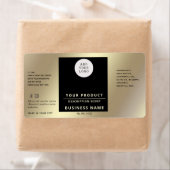 Professionnel chic simple logo étiquette produit o (En situation)