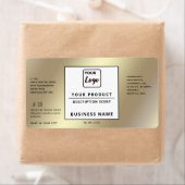 Professionnel chic simple logo étiquette produit o (En situation)