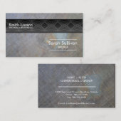 Professionnel d'assurance Carte de visite Rock Tex (Devant / Derrière)