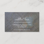 Professionnel d'assurance Carte de visite Rock Tex (Dos)