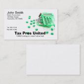 Professionnel d'impôts - comptable - carte de (Devant / Derrière)