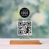 Professionnel et Logo QR Code Minimaliste (Neutre)