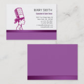 Professionnel fait sur commande de carte de visite (Devant / Derrière)