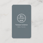 Professionnel minimaliste Carte de visite branché  (Dos)