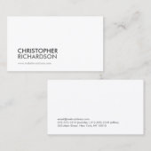 PROFESSIONNEL MODERNE No 2 Carte de visite (Devant / Derrière)