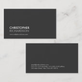 PROFESSIONNEL MODERNE No 3 Carte de visite (Devant / Derrière)