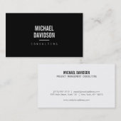 PROFESSIONNEL MODERNE No 6 Carte de visite (Devant / Derrière)