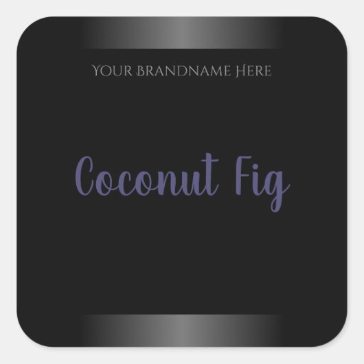 Professionnel noir blanc Produit Étiquette bleu ca (Devant)