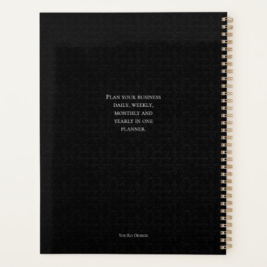 Professionnel noir et blanc (Dos)