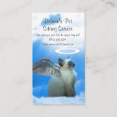 Professionnel Pet Sitter Fur Baby Cartes de visite (Devant)
