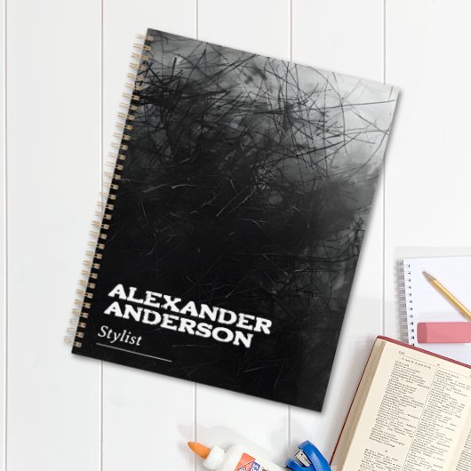 Professionnel Professionnel Minimal Black Scribble